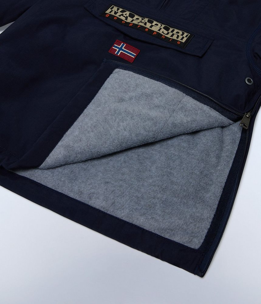 Napapijri Rainforest Winter Anorak Jacket (4-16 YEARS) Anoraks Kinderen Donkerblauw | XERVLJY-31