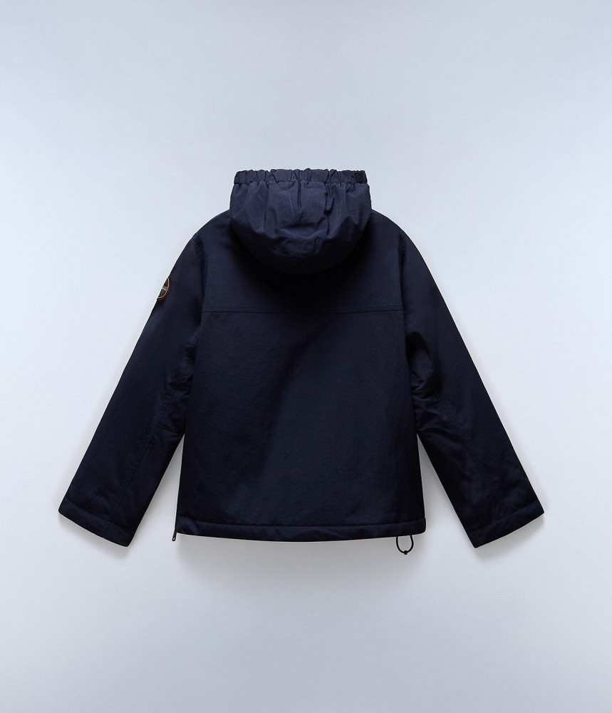 Napapijri Rainforest Winter Anorak Jacket (4-16 YEARS) Anoraks Kinderen Donkerblauw | XERVLJY-31