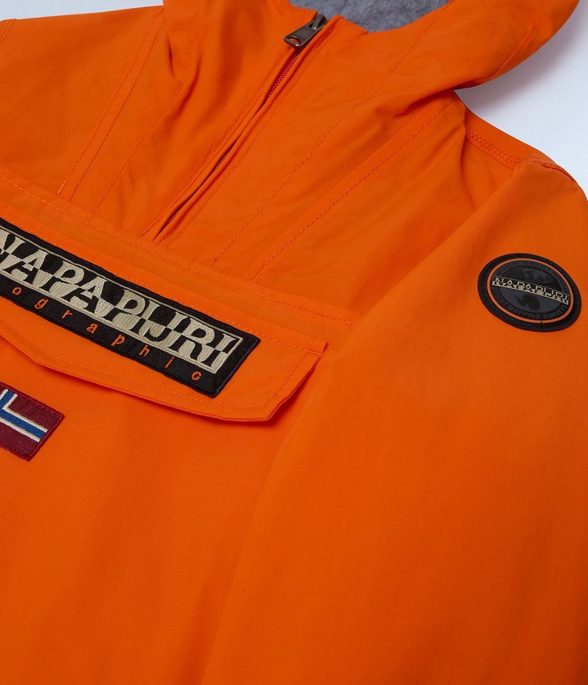 Napapijri Rainforest Winter Anorak Jacket (4-16 YEARS) Regenjassen Kinderen Oranje Rood | VJWLPXR-46