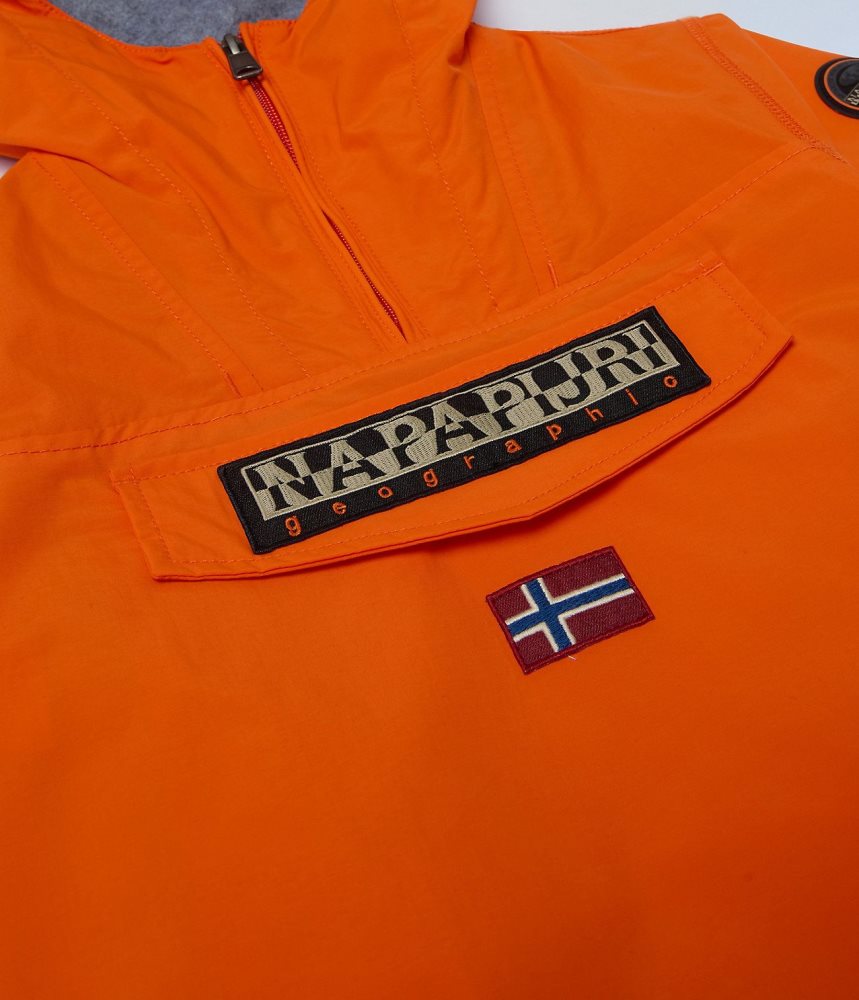 Napapijri Rainforest Winter Anorak Jacket (4-16 YEARS) Regenjassen Kinderen Oranje Rood | VJWLPXR-46