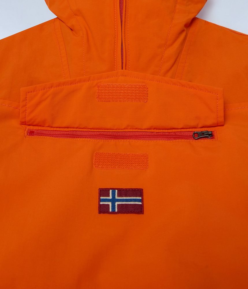 Napapijri Rainforest Winter Anorak Jacket (4-16 YEARS) Regenjassen Kinderen Oranje Rood | VJWLPXR-46