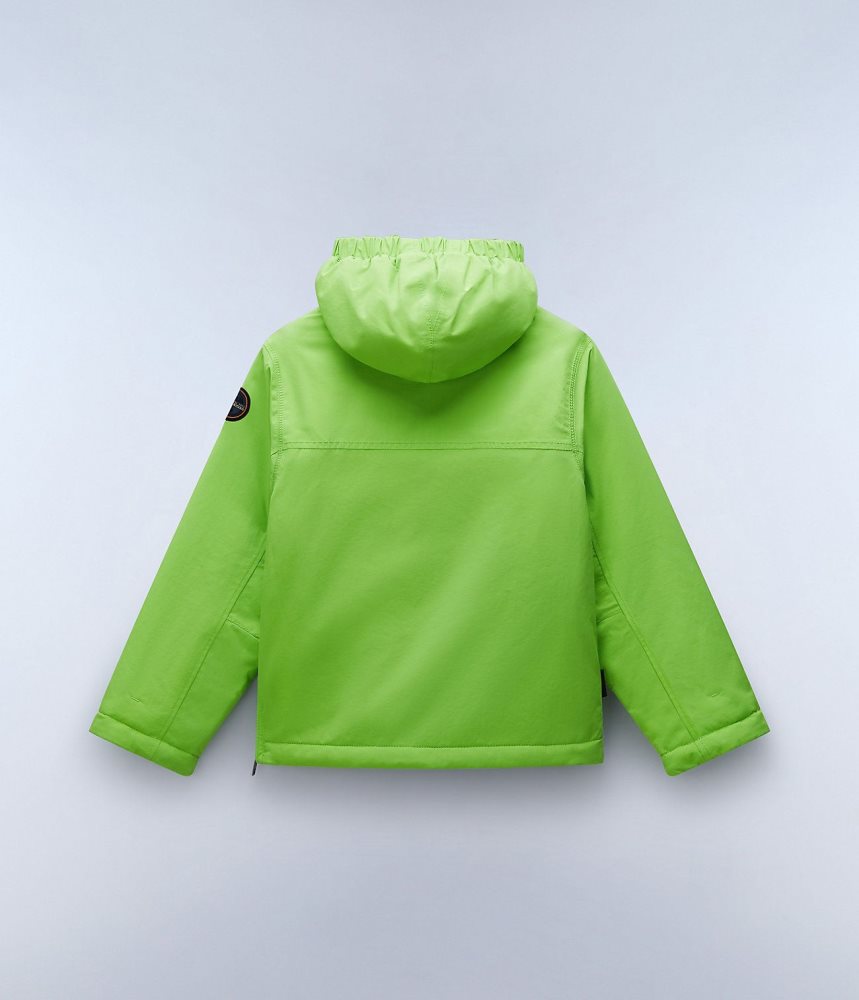 Napapijri Rainforest Winter Anorak Jacket (4-16 YEARS) Anoraks Kinderen Groen | QMGRDAH-62