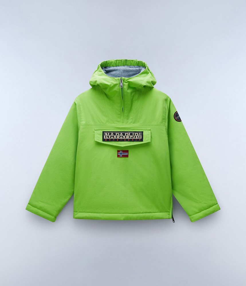 Napapijri Rainforest Winter Anorak Jacket (4-16 YEARS) Anoraks Kinderen Groen | QMGRDAH-62