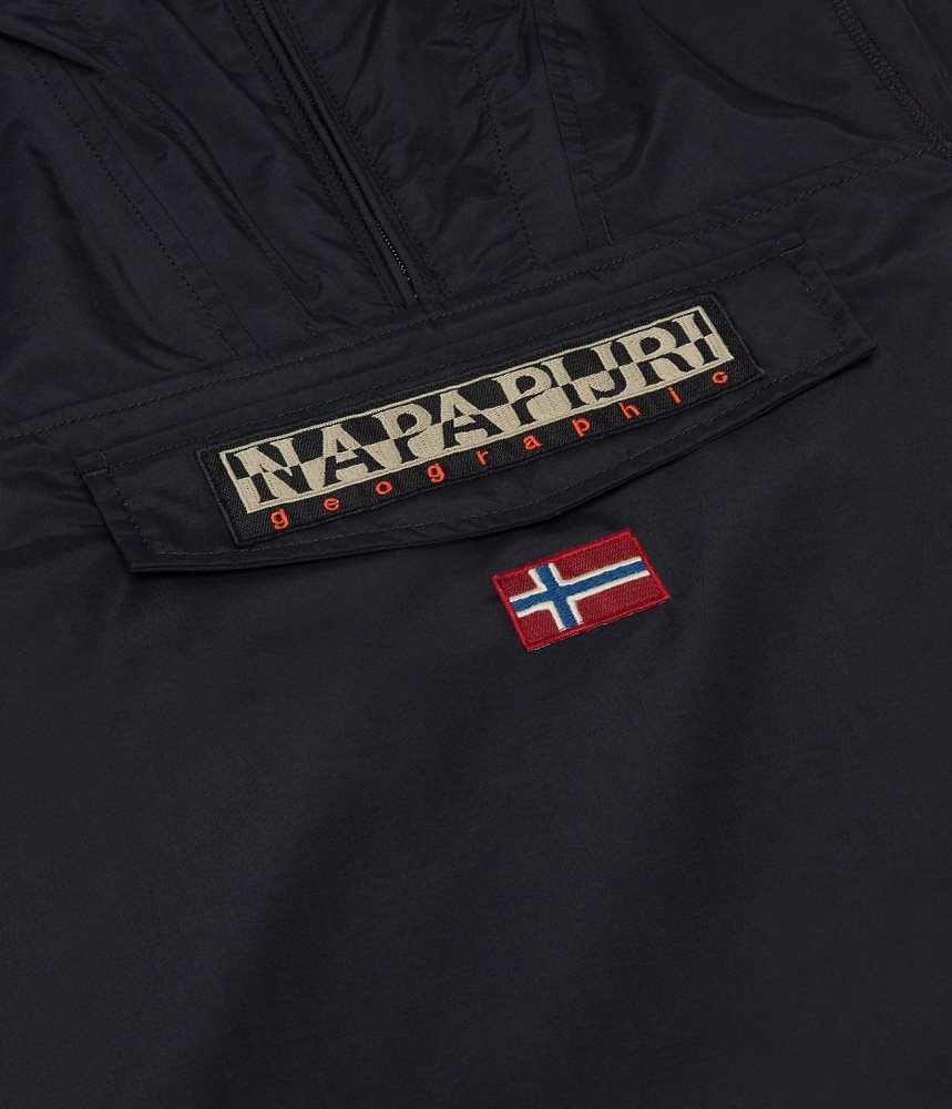 Napapijri Rainforest Winter Anorak Jacket (4-16 YEARS) Anoraks Kinderen Zwart | FMDHECT-28