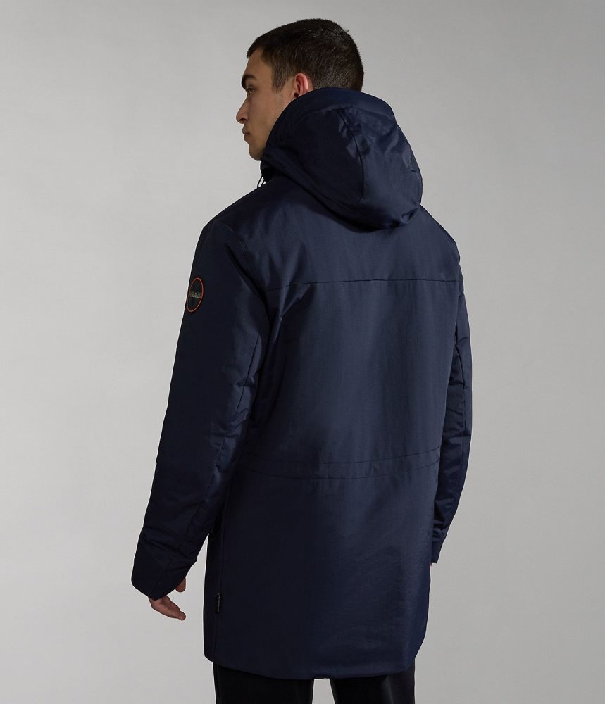 Napapijri Rankine Parka Jacket Parka Jassen Heren Donkerblauw | VOTNFDB-07