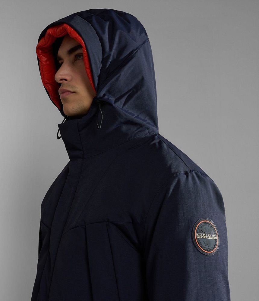 Napapijri Rankine Parka Jacket Parka Jassen Heren Donkerblauw | VOTNFDB-07