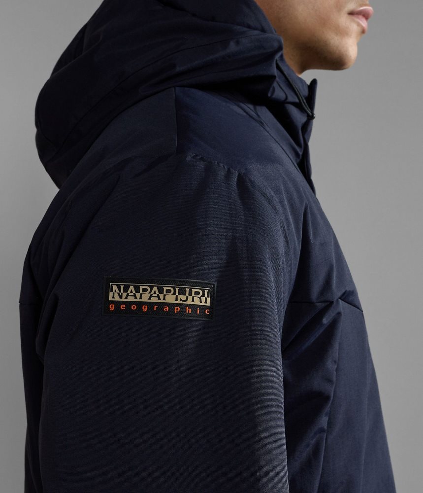 Napapijri Rankine Parka Jacket Parka Jassen Heren Donkerblauw | VOTNFDB-07