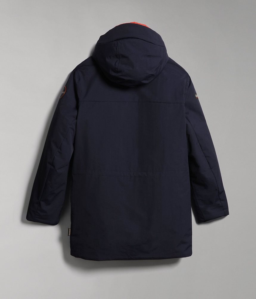 Napapijri Rankine Parka Jacket Parka Jassen Heren Donkerblauw | VOTNFDB-07