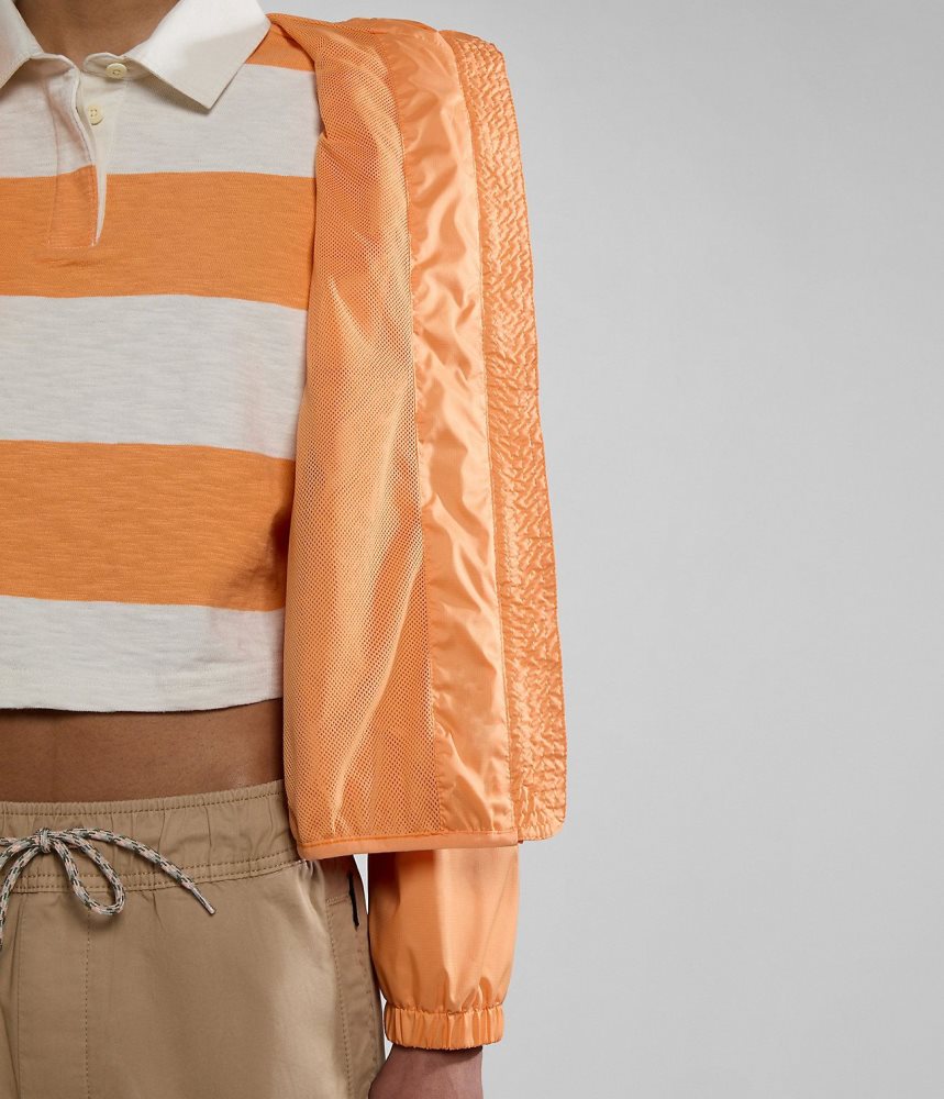Napapijri Raymi Short Jacket Windjak Dames Oranje | ELCMROV-56