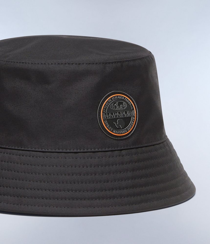 Napapijri Reuss Bucket Hat Hoeden Heren Zwart | JKMRAGB-84