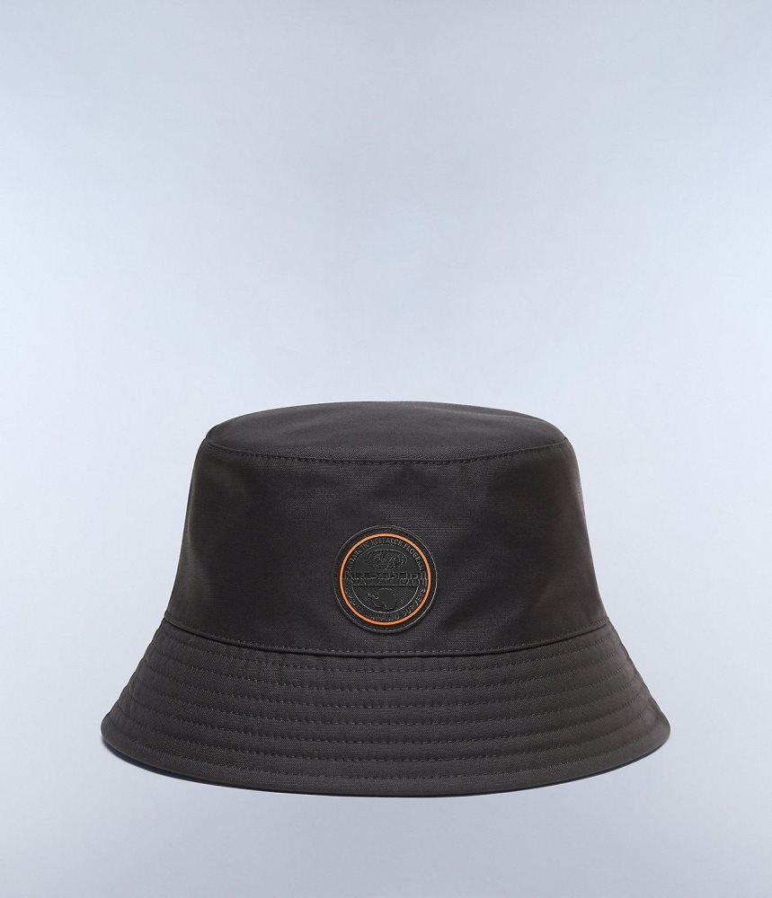Napapijri Reuss Bucket Hat Hoeden Heren Zwart | JKMRAGB-84