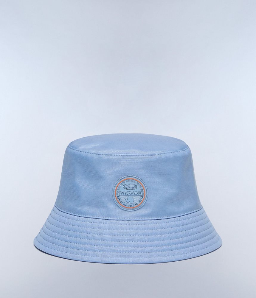 Napapijri Reuss Bucket Hat Hoeden Heren Blauw Grijs | GMBUDPT-02