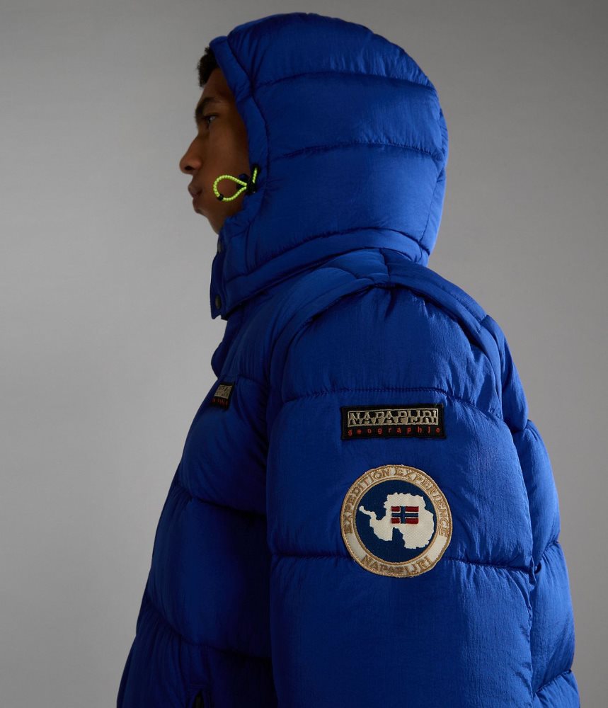 Napapijri Rick Puffer Jacket Puffer Jas Dames Blauw | NMXWGRZ-97