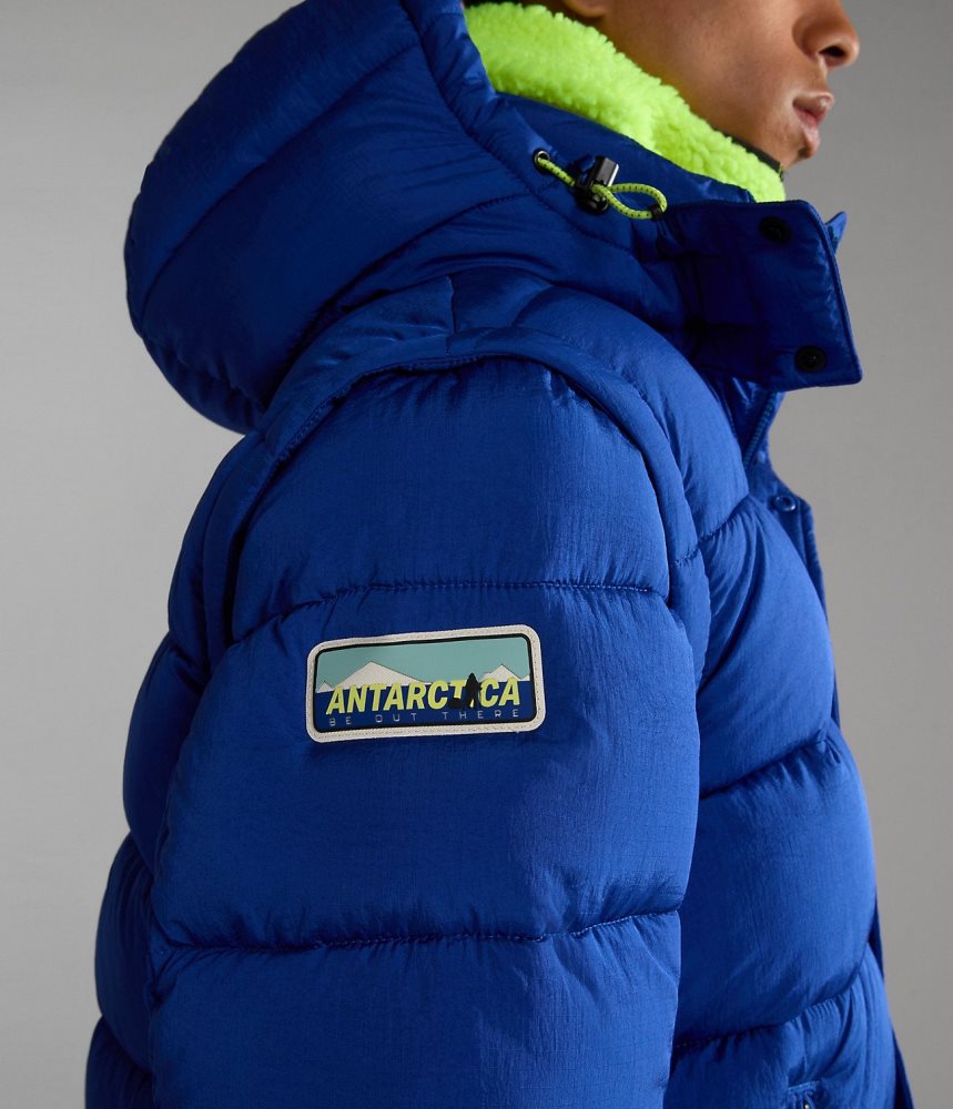 Napapijri Rick Puffer Jacket Puffer Jas Dames Blauw | NMXWGRZ-97