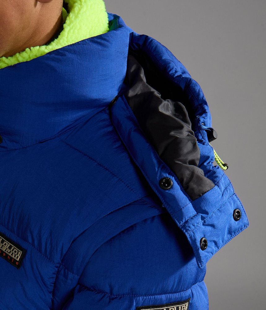 Napapijri Rick Puffer Jacket Puffer Jas Dames Blauw | NMXWGRZ-97