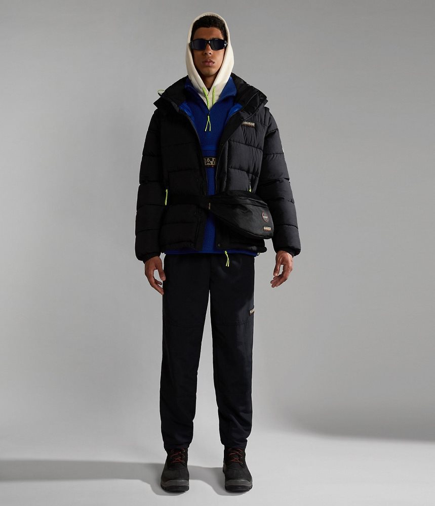 Napapijri Rick Puffer Jacket Puffer Jas Dames Zwart | ZXNHUKV-65