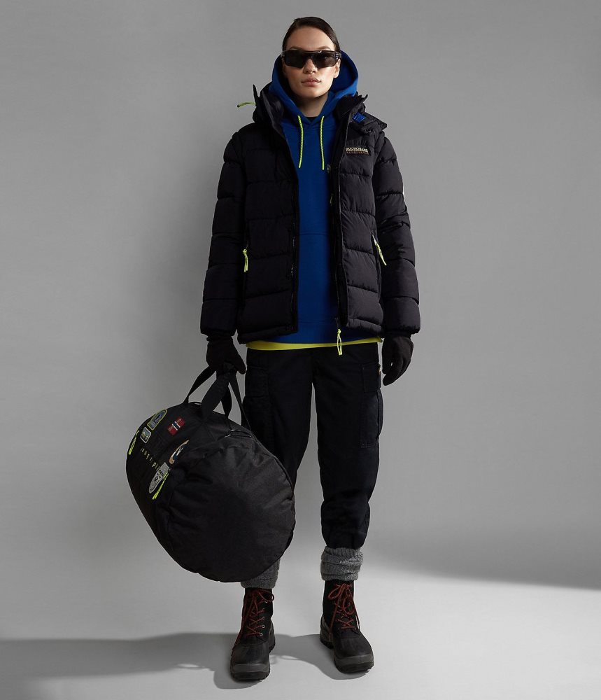 Napapijri Rick Puffer Jacket Puffer Jas Heren Zwart | YFCTVKL-97