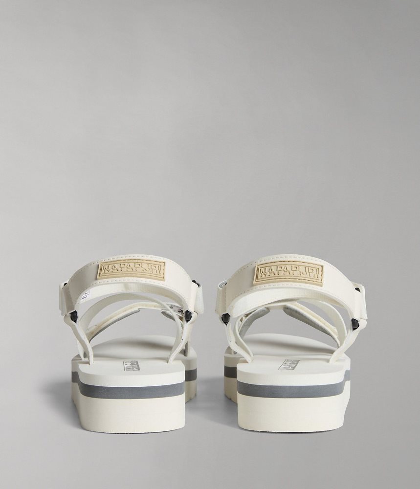 Napapijri Ripstop Dahlia Sandals Sandalen Dames Wit | JCZNKAT-19