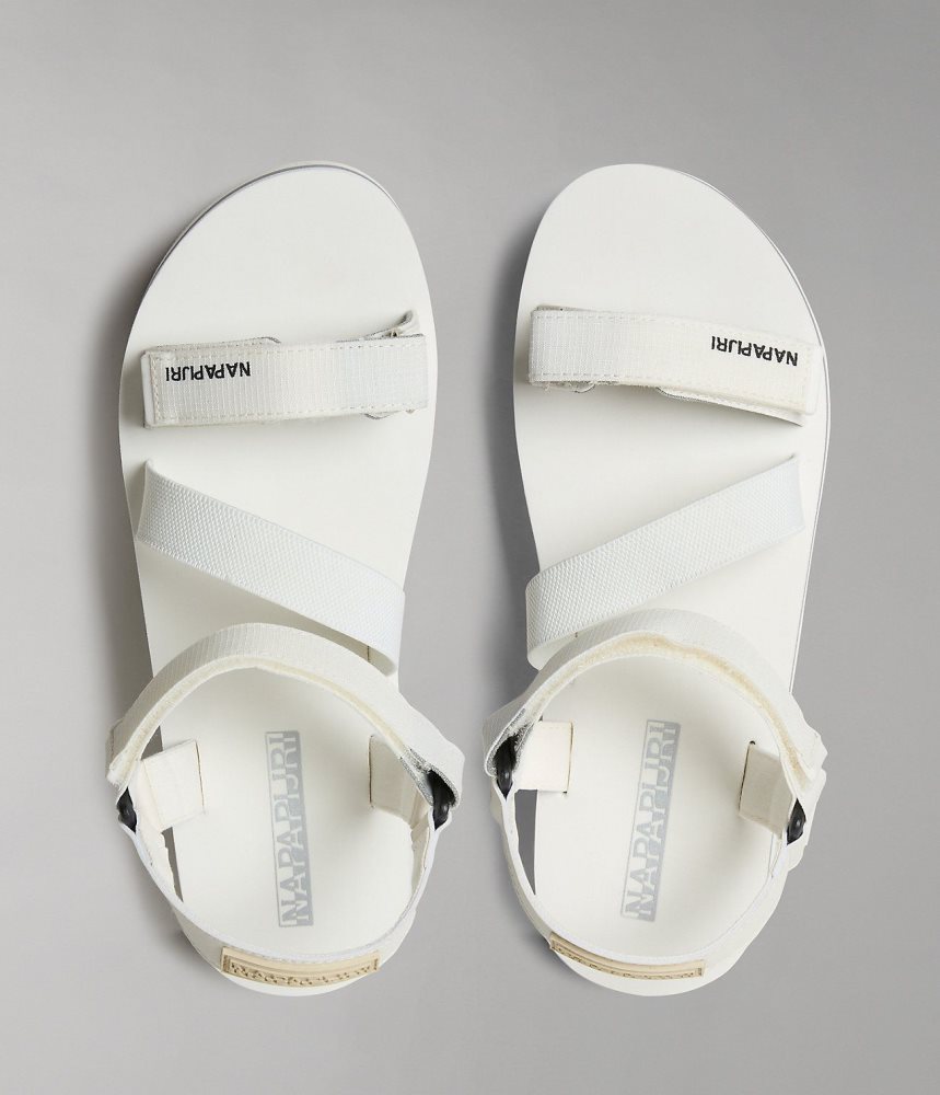 Napapijri Ripstop Dahlia Sandals Sandalen Dames Wit | JCZNKAT-19