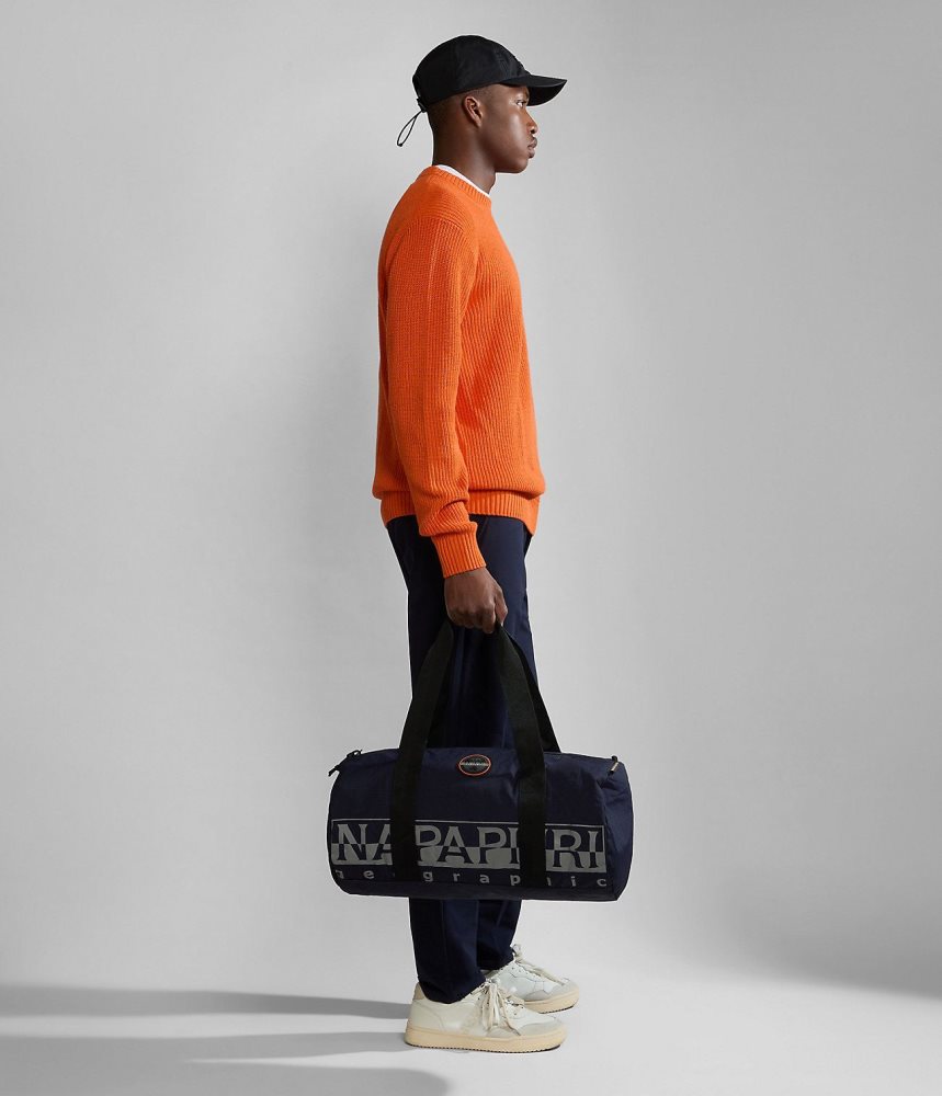 Napapijri Salinas Small Duffle Bag Plunjezak Dames Donkerblauw | WNIBQOA-61