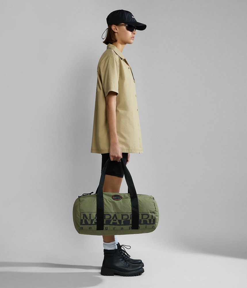 Napapijri Salinas Small Duffle Bag Plunjezak Dames Groen | MINRUPS-04