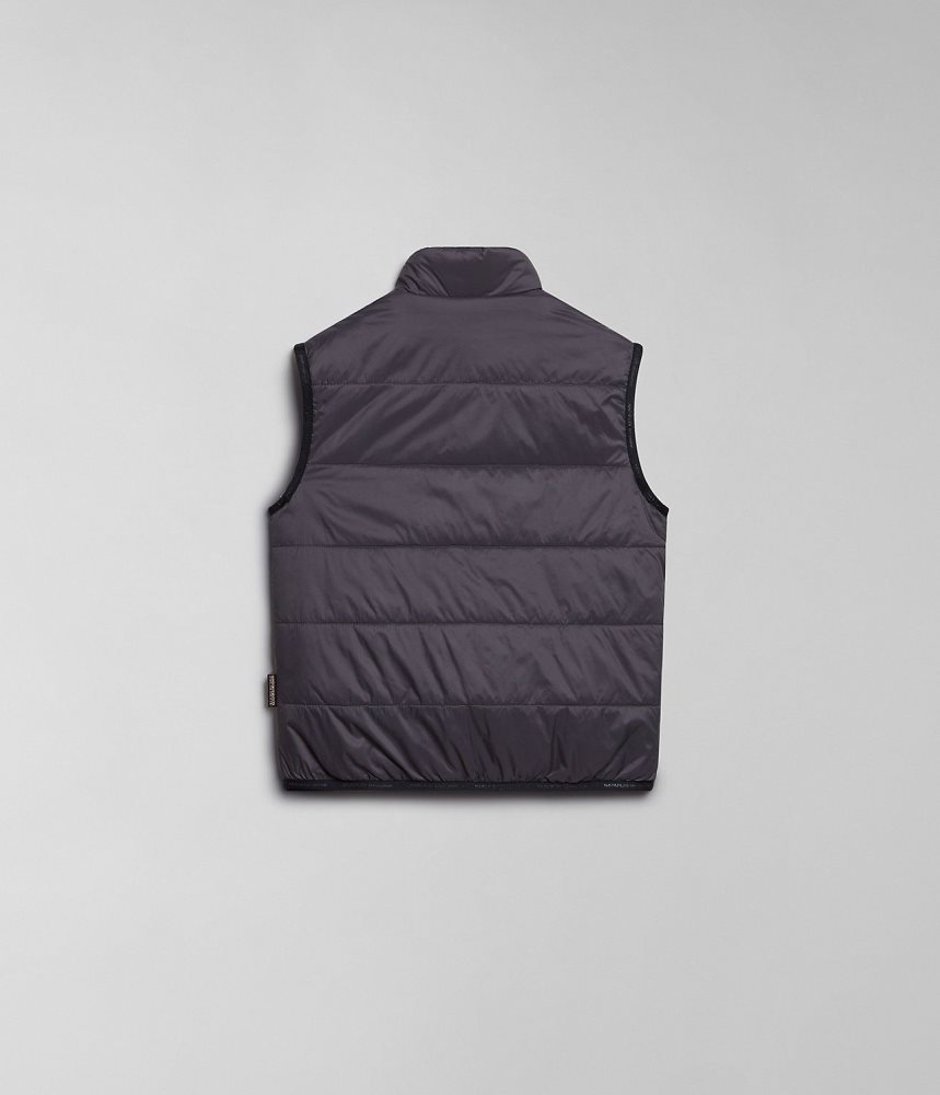 Napapijri Santafe Vest (4-16 YEARS) Gilet Kinderen Donkergrijs | NYTSLZR-67