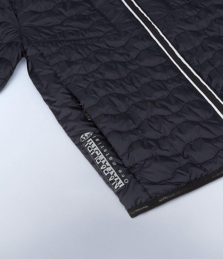Napapijri Sarine Puffer Jacket (4-16 YEARS) Puffer Jas Kinderen Zwart | LOXRTFP-76