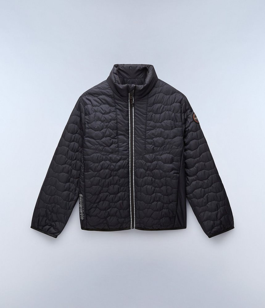 Napapijri Sarine Puffer Jacket (4-16 YEARS) Puffer Jas Kinderen Zwart | LOXRTFP-76