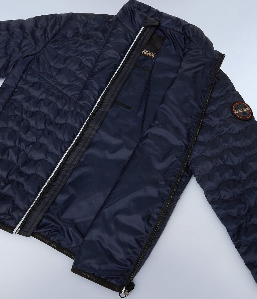 Napapijri Sarine Puffer Jacket (4-16 YEARS) Short Jackets Kinderen Donkerblauw | JWRUVAF-47