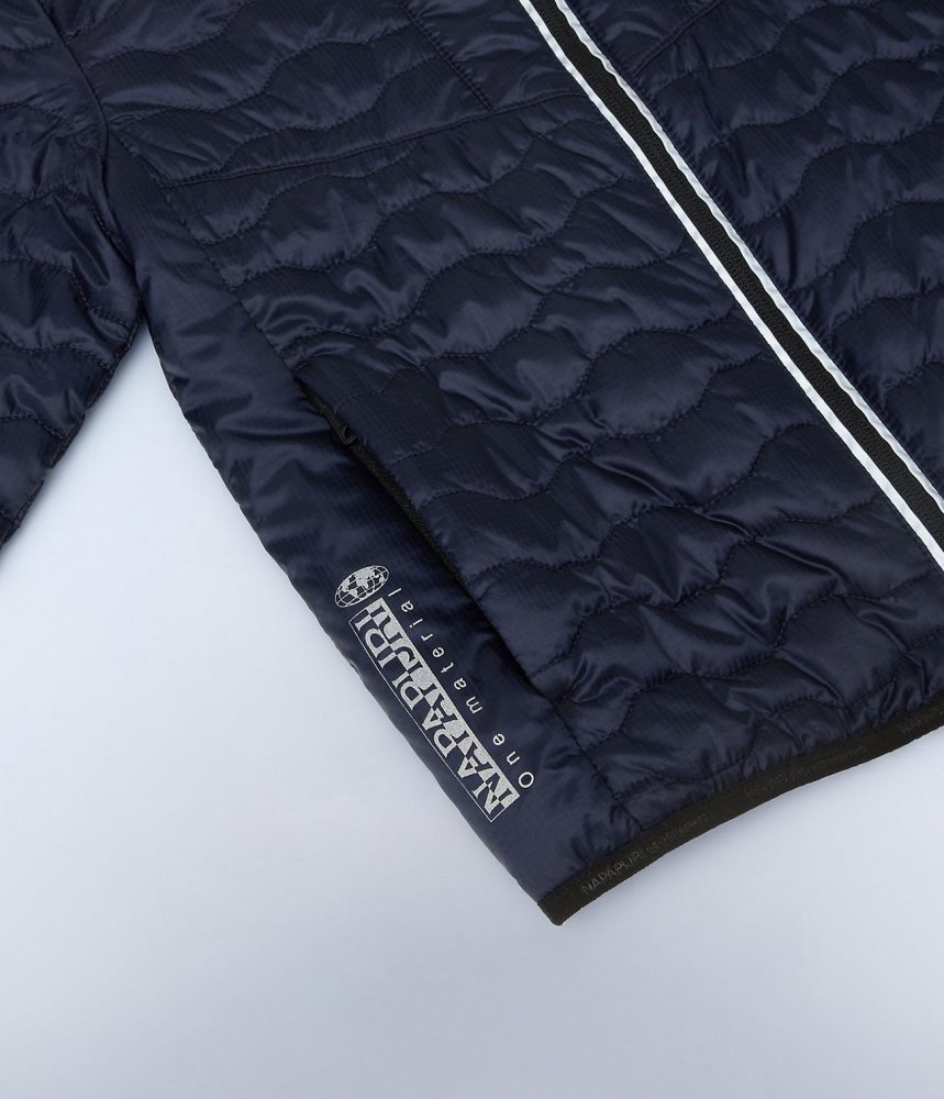 Napapijri Sarine Puffer Jacket (4-16 YEARS) Short Jackets Kinderen Donkerblauw | JWRUVAF-47
