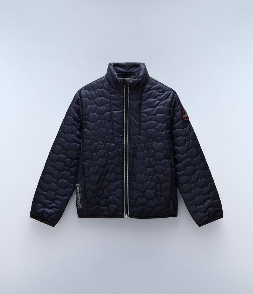 Napapijri Sarine Puffer Jacket (4-16 YEARS) Short Jackets Kinderen Donkerblauw | JWRUVAF-47