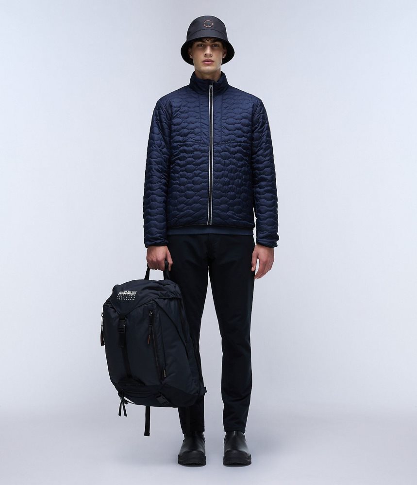 Napapijri Sarine Puffer Jacket Puffer Jas Heren Donkerblauw | AQMCJWH-06
