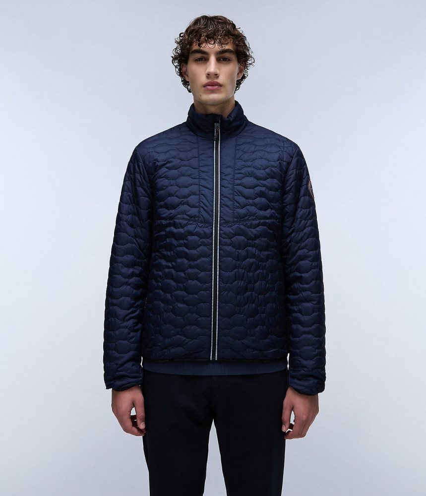 Napapijri Sarine Puffer Jacket Puffer Jas Heren Donkerblauw | AQMCJWH-06