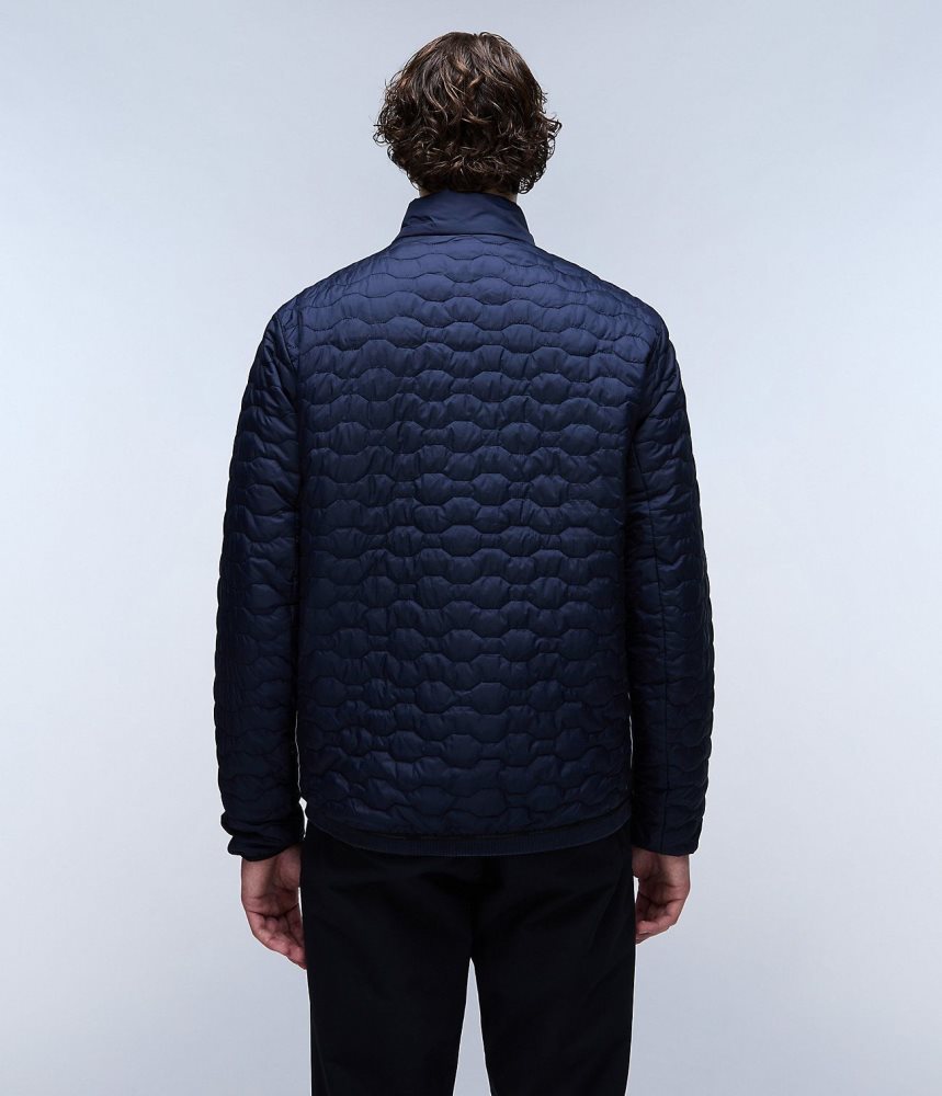 Napapijri Sarine Puffer Jacket Puffer Jas Heren Donkerblauw | AQMCJWH-06