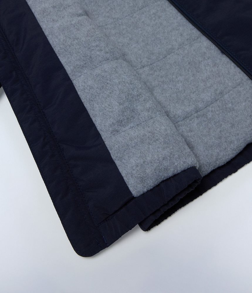 Napapijri Scott Short Jacket (4-16 YEARS) Regenjassen Kinderen Donkerblauw | VXGLKYQ-09