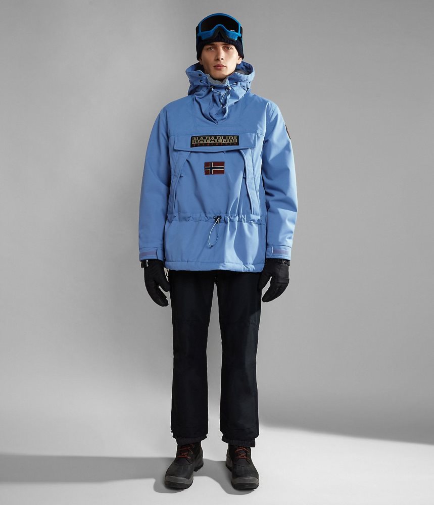Napapijri Skidoo Anorak Jacket Anoraks Heren Blauw | CLZQITP-84