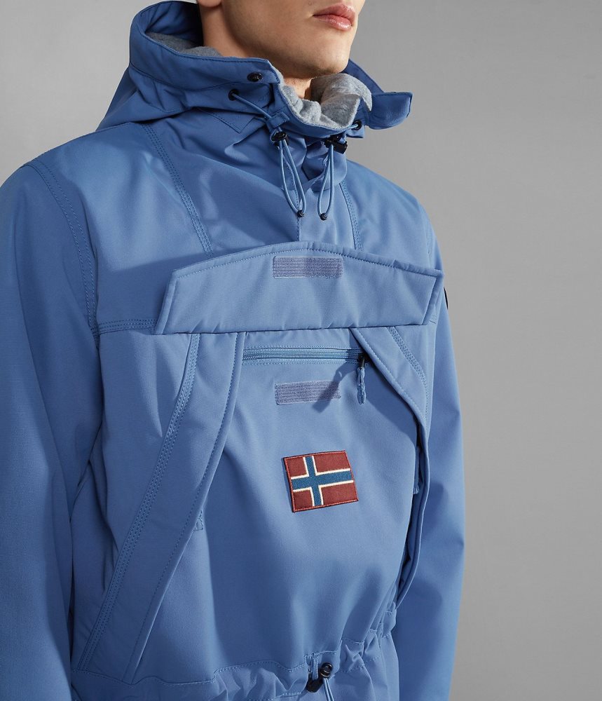 Napapijri Skidoo Anorak Jacket Anoraks Heren Blauw | CLZQITP-84