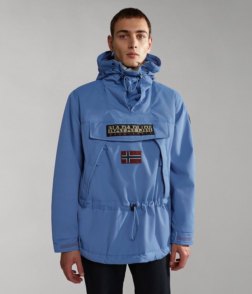 Napapijri Skidoo Anorak Jacket Anoraks Heren Blauw | CLZQITP-84