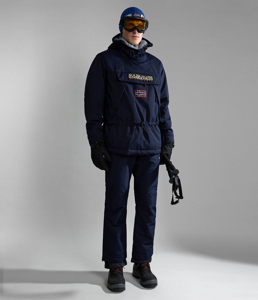 Napapijri Skidoo Anorak Jacket Anoraks Heren Donkerblauw | YISTOXA-09