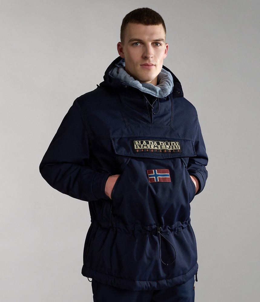 Napapijri Skidoo Anorak Jacket Anoraks Heren Donkerblauw | YISTOXA-09
