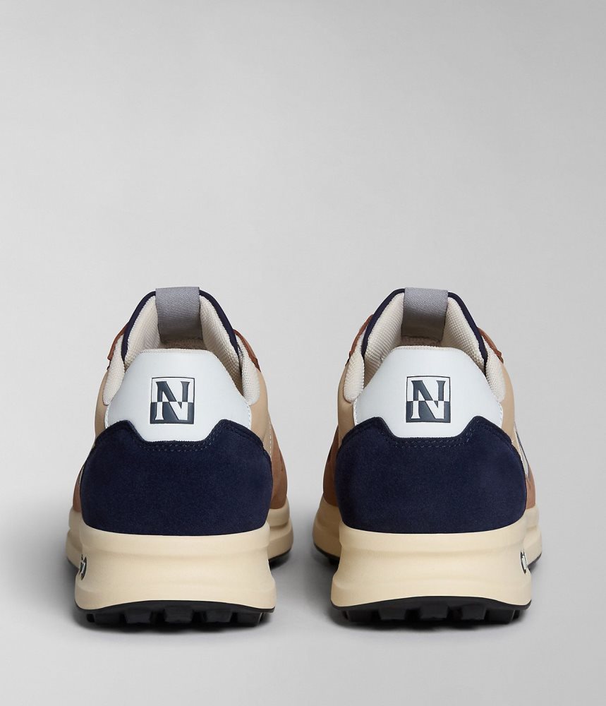 Napapijri Slate OG Trainers Sportschoenen Heren Mosterdgeel | KOGQIWU-60