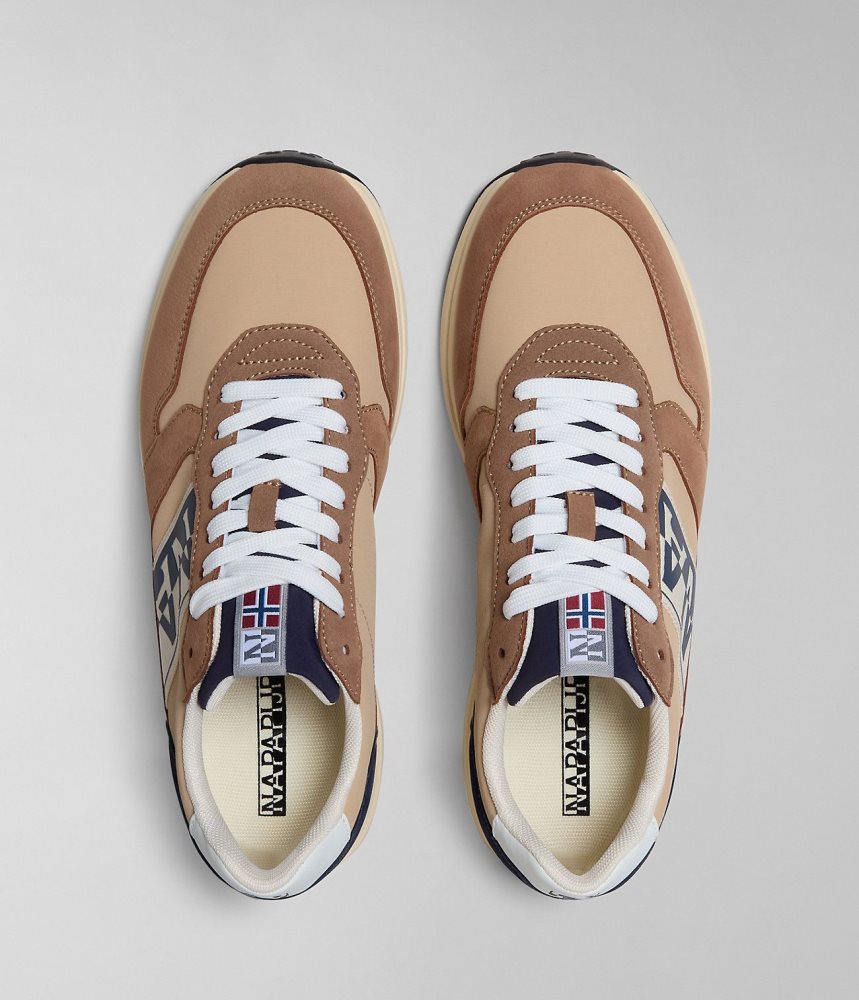 Napapijri Slate OG Trainers Sportschoenen Heren Mosterdgeel | KOGQIWU-60