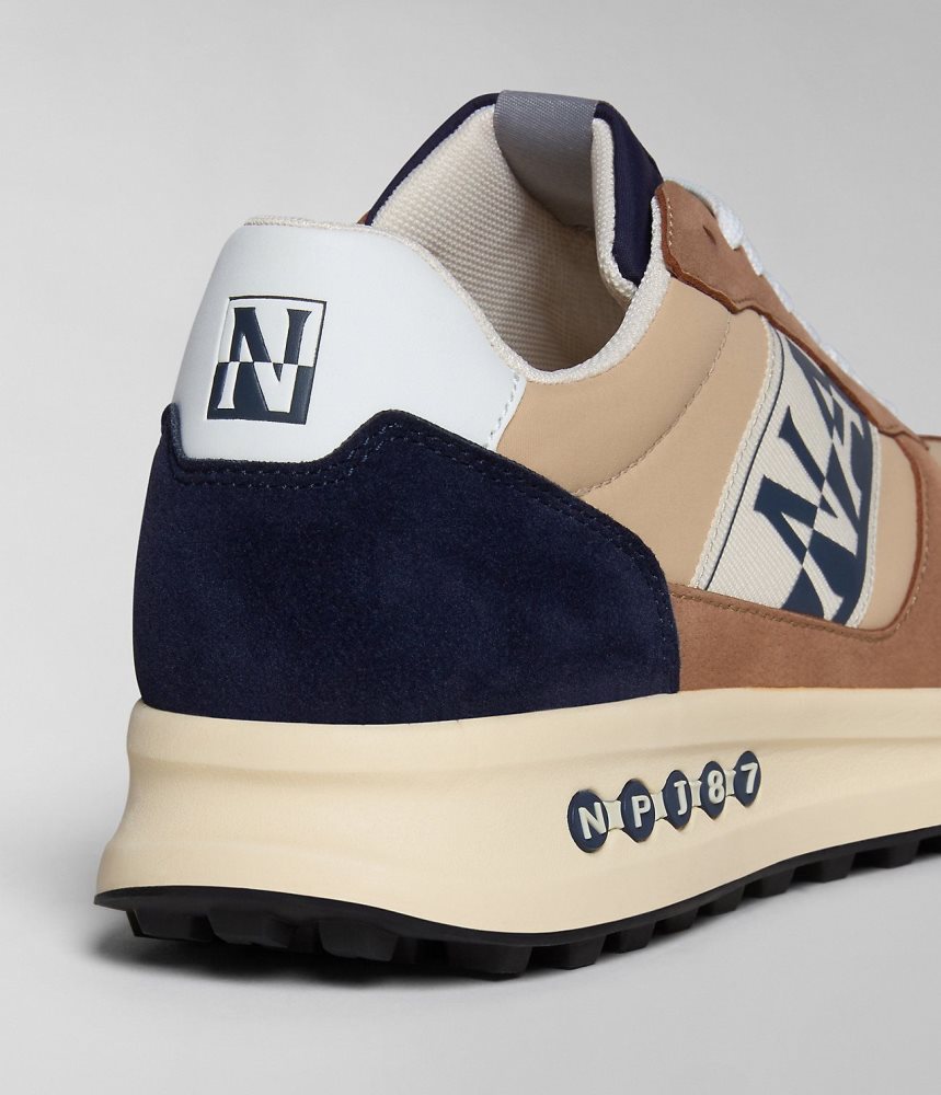 Napapijri Slate OG Trainers Sportschoenen Heren Mosterdgeel | KOGQIWU-60