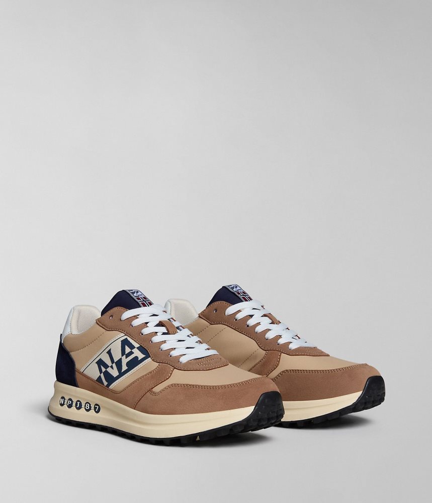 Napapijri Slate OG Trainers Sportschoenen Heren Mosterdgeel | KOGQIWU-60