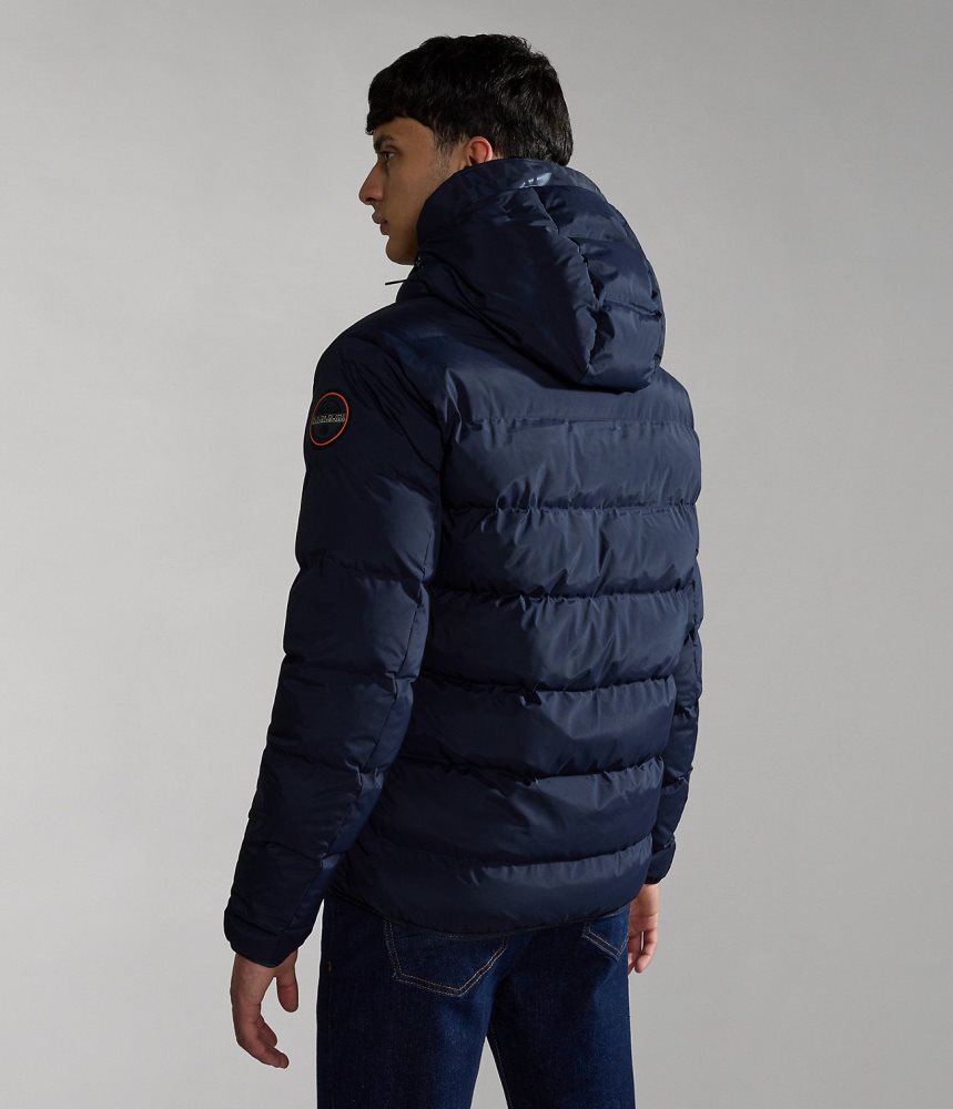 Napapijri Thermo Puffer Jacket Puffer Jas Heren Donkerblauw | VPWEKIX-03