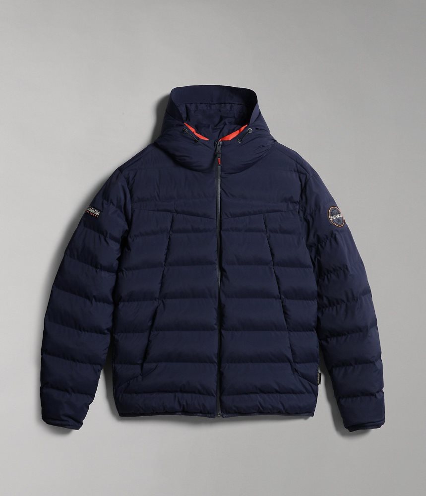 Napapijri Thermo Puffer Jacket Puffer Jas Heren Donkerblauw | VPWEKIX-03