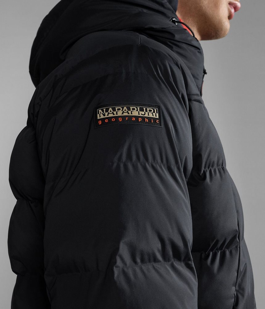 Napapijri Thermo Puffer Jacket Puffer Jas Heren Zwart | PMNCEKU-53