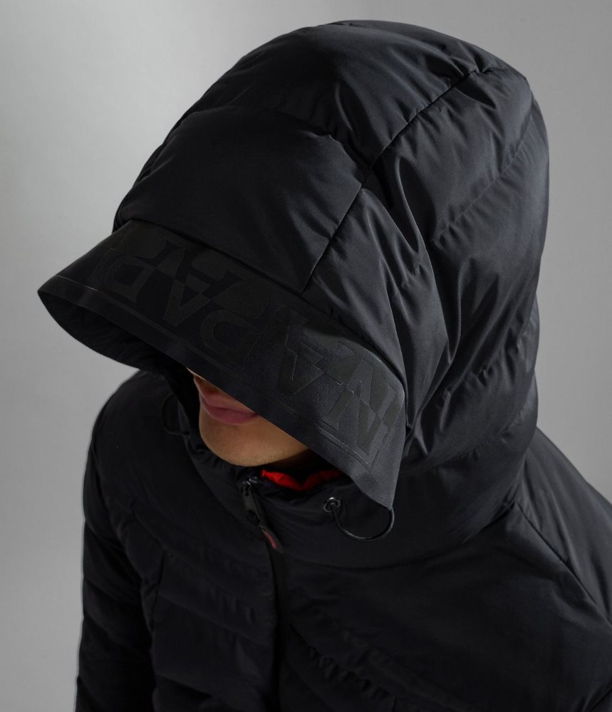 Napapijri Thermo Puffer Jacket Puffer Jas Heren Zwart | PMNCEKU-53