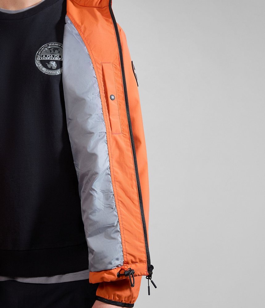 Napapijri Tundra Jacket Windjak Heren Oranje | KCASBTU-91