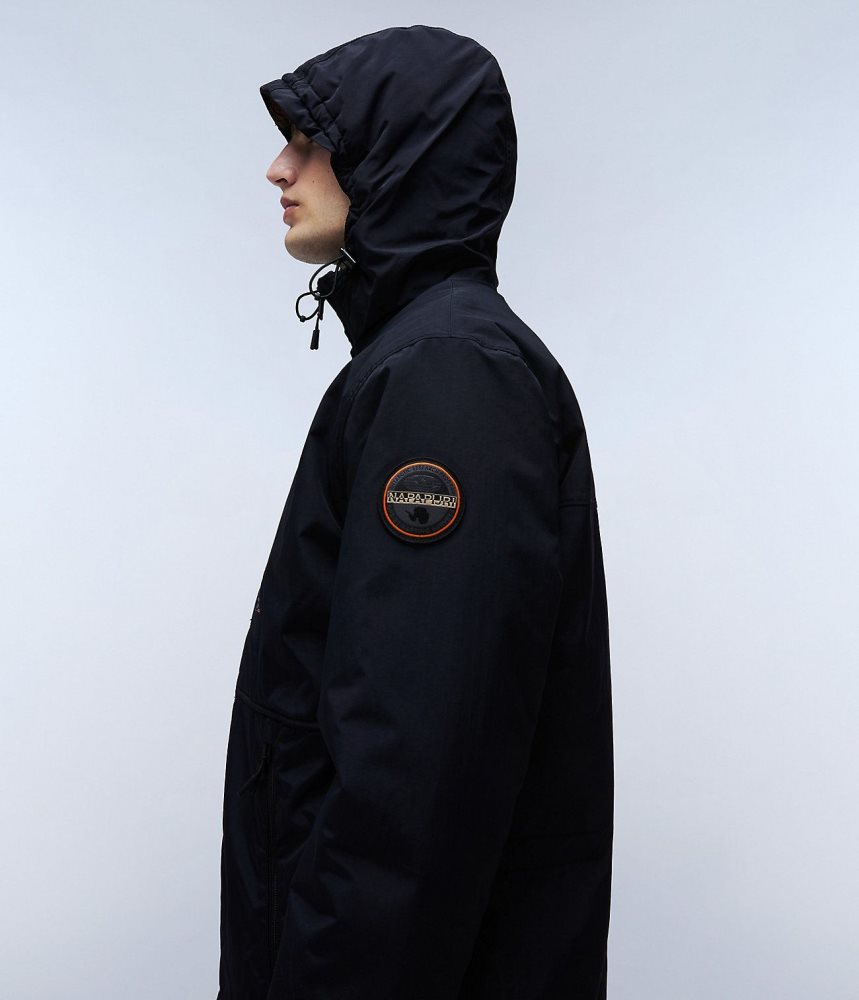 Napapijri Tundra Winter Jacket Lightweight Jackets Heren Zwart | LPZTYHI-15